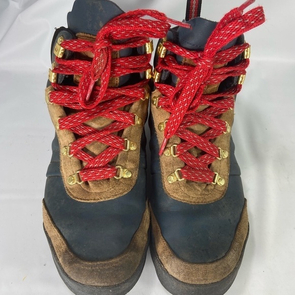 Adidas men’s Blauvelt blue tan hiking boots sport shoe 7